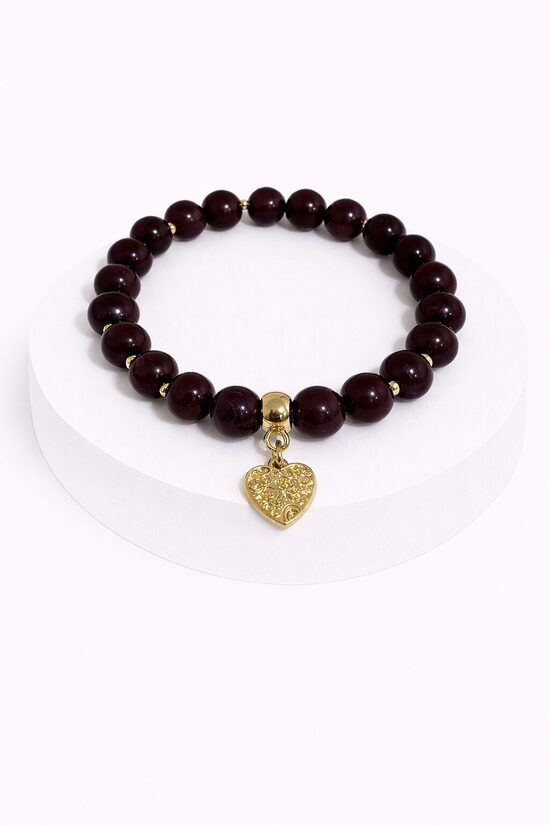 Sarkanā granāta rokassprādze 